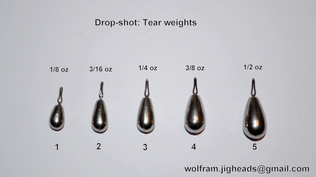 Tungsten Tear and Round weights Tungsten For Fishing